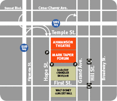 Ahmanson Theater Map