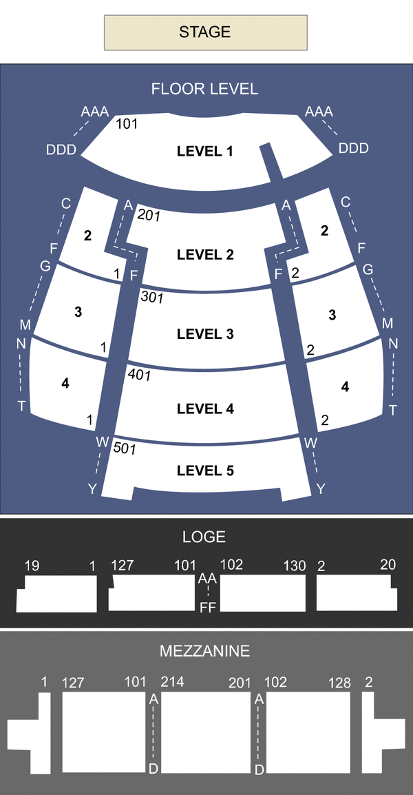 The Wiltern, Los Angeles, CA Seating Chart & Stage Los